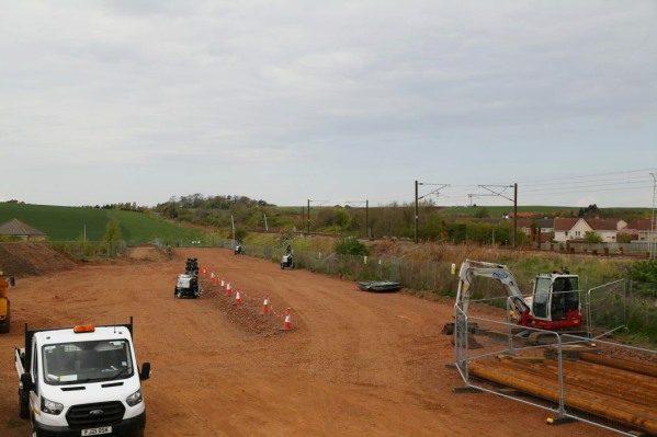 East Linton Station Construction - 2022-04-29